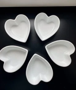 5 Ramequins Cordon Bleu porcelaine blanche