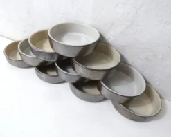 10 ramequins en grès vintage