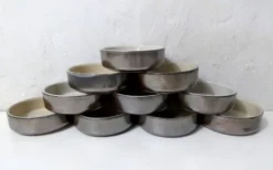 10 ramequins en grès vintage
