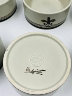 6 Ramequins Rosenthal studio-line "Siena" par Richard Scharrer 1970