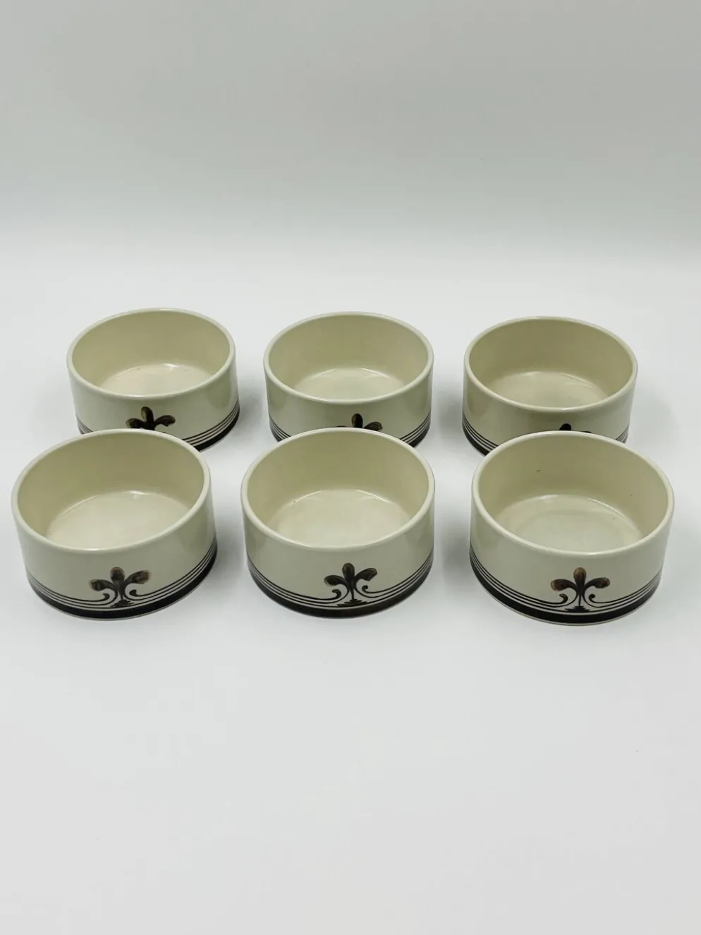 6 Ramequins Rosenthal studio-line "Siena" par Richard Scharrer 1970
