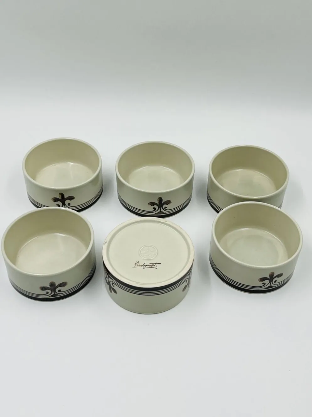 6 Ramequins Rosenthal studio-line "Siena" par Richard Scharrer 1970