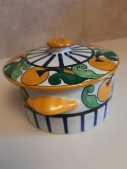 Rare bonbonnière art déco HB HENRIOT Quimper