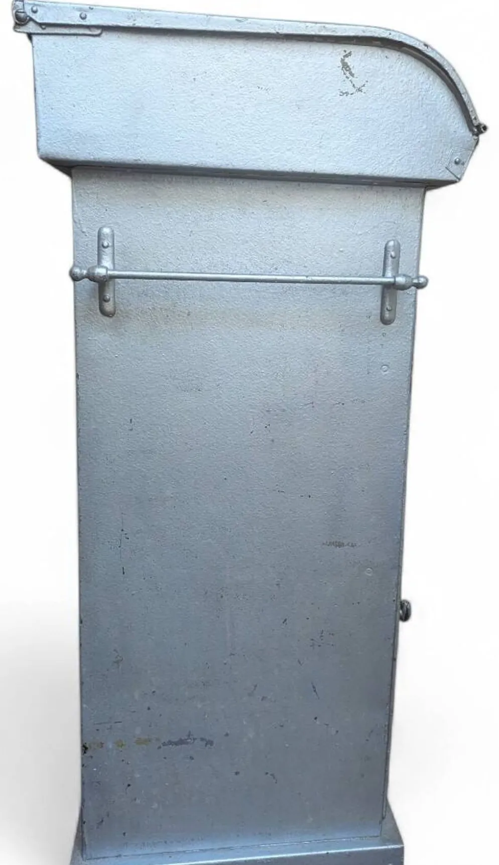 Rare cabinet de toilette de cabine Art Déco – mobilier marin ancien ~1930