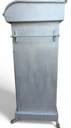 Rare cabinet de toilette de cabine Art Déco – mobilier marin ancien ~1930