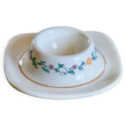 Rare coquetier ancien XIXe signé St Clément collection Félicie