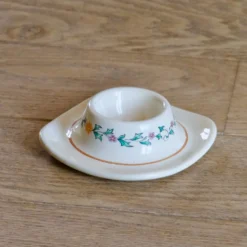 Rare coquetier ancien XIXe signé St Clément collection Félicie