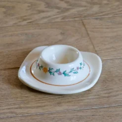 Rare coquetier ancien XIXe signé St Clément collection Félicie