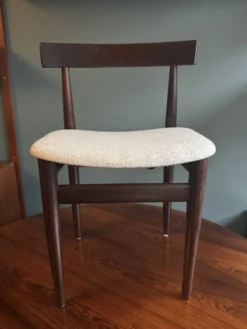 Rare ensemble de salle à manger Roundette Hans Olsen, Danemark (années 1960)