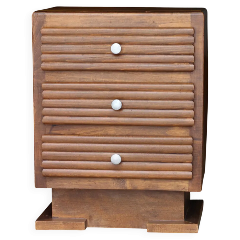 Rare : petite table d'appoint ou de chevêt RENE GABRIEL (années 50).