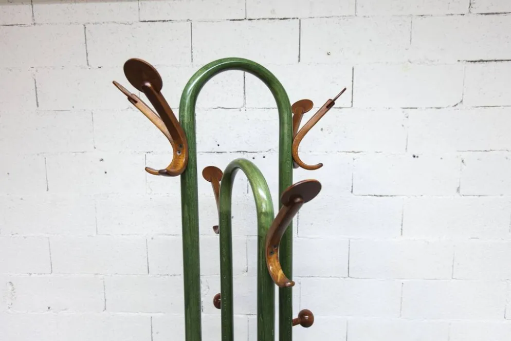 Rare portemanteau perroquet Baumann modèle Dièse 1990