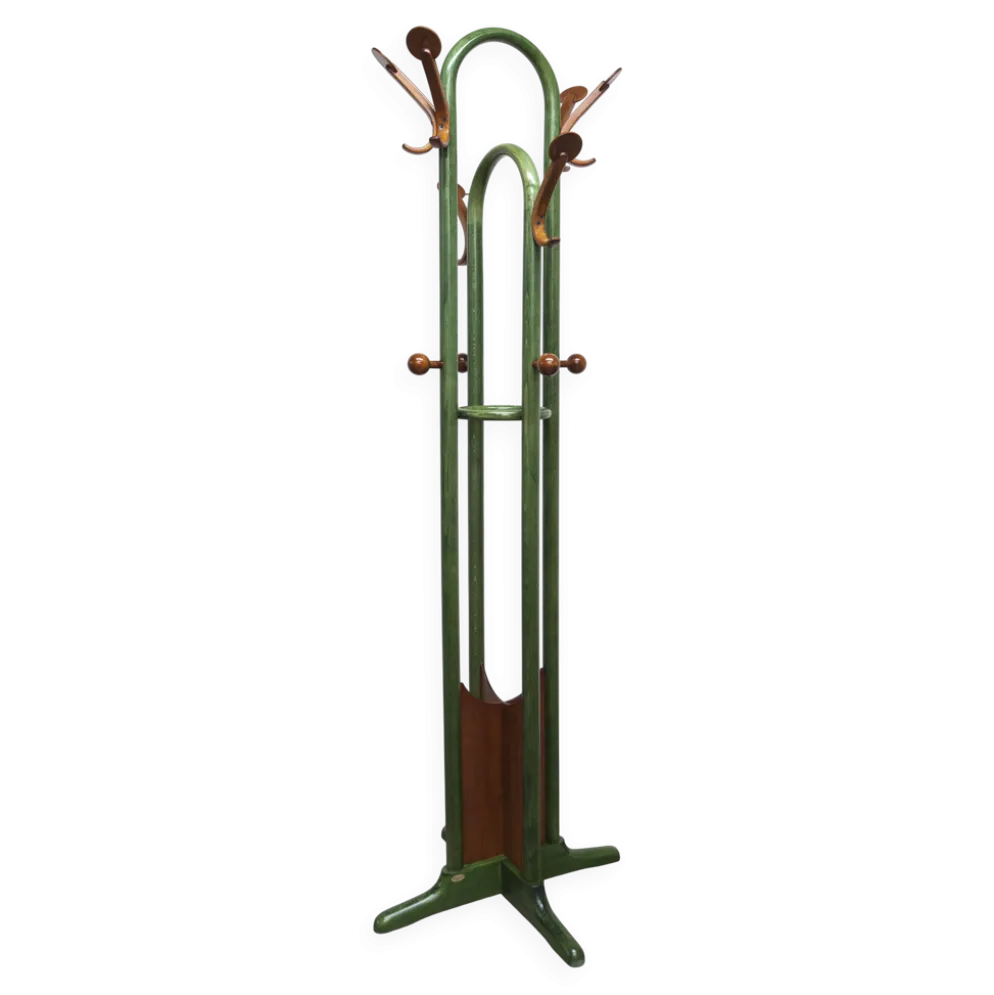 Rare portemanteau perroquet Baumann modèle Dièse 1990