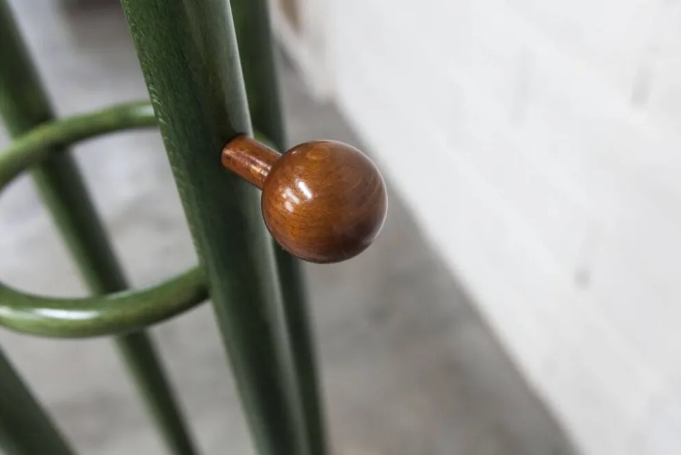 Rare portemanteau perroquet Baumann modèle Dièse 1990