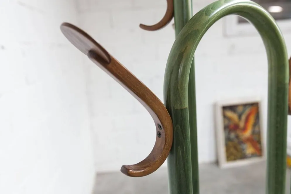 Rare portemanteau perroquet Baumann modèle Dièse 1990