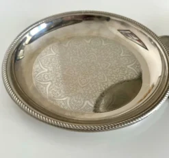 Rare serviteur pliable Alessi Italie Inox 18/10 3 plateaux vintage ave