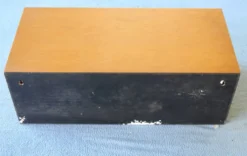 Rare table de nuit flottante en bois de chêne avec tiroirs - Danemark 70