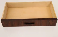 Rare table de nuit flottante en palissandre avec tiroir * Danemark 70 * bon état