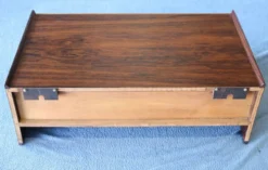 Rare table de nuit flottante en palissandre avec tiroir * Danemark 70 * bon état