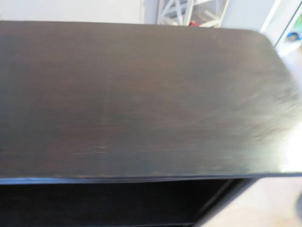 Rare vintage meuble de bar étagère bois rotin tressé années 80 rétro