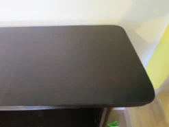 Rare vintage meuble de bar étagère bois rotin tressé années 80 rétro