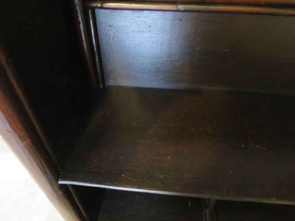 Rare vintage meuble de bar étagère bois rotin tressé années 80 rétro