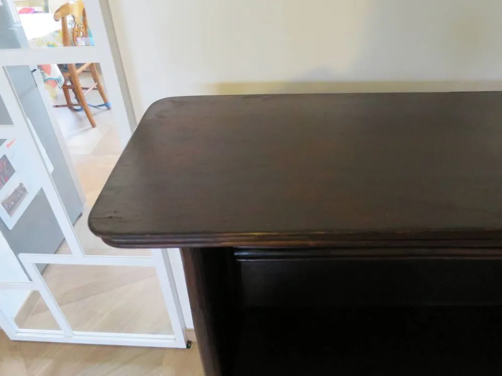 Rare vintage meuble de bar étagère bois rotin tressé années 80 rétro