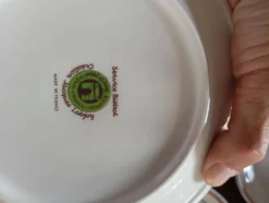 Rarissime service de table complet 40 pièces – modèle « Bistrot » par Jacques Lobjoy pour la porcelaine d'Auteuil, vers 1970