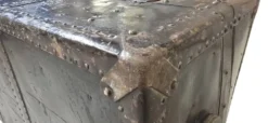 Raro Baule Armadio "Steamer Trunk" d'Époque