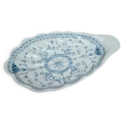 Ravier ancien anglais L. Straus & Sons – décor bleu Imperial