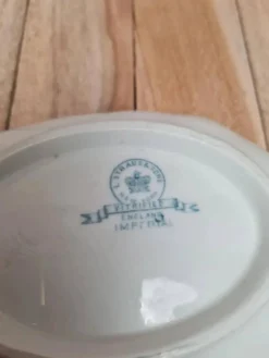 Ravier ancien anglais L. Straus & Sons – décor bleu Imperial