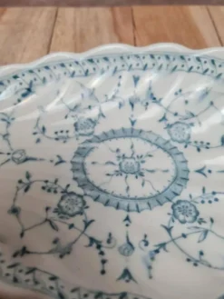 Ravier ancien anglais L. Straus & Sons – décor bleu Imperial