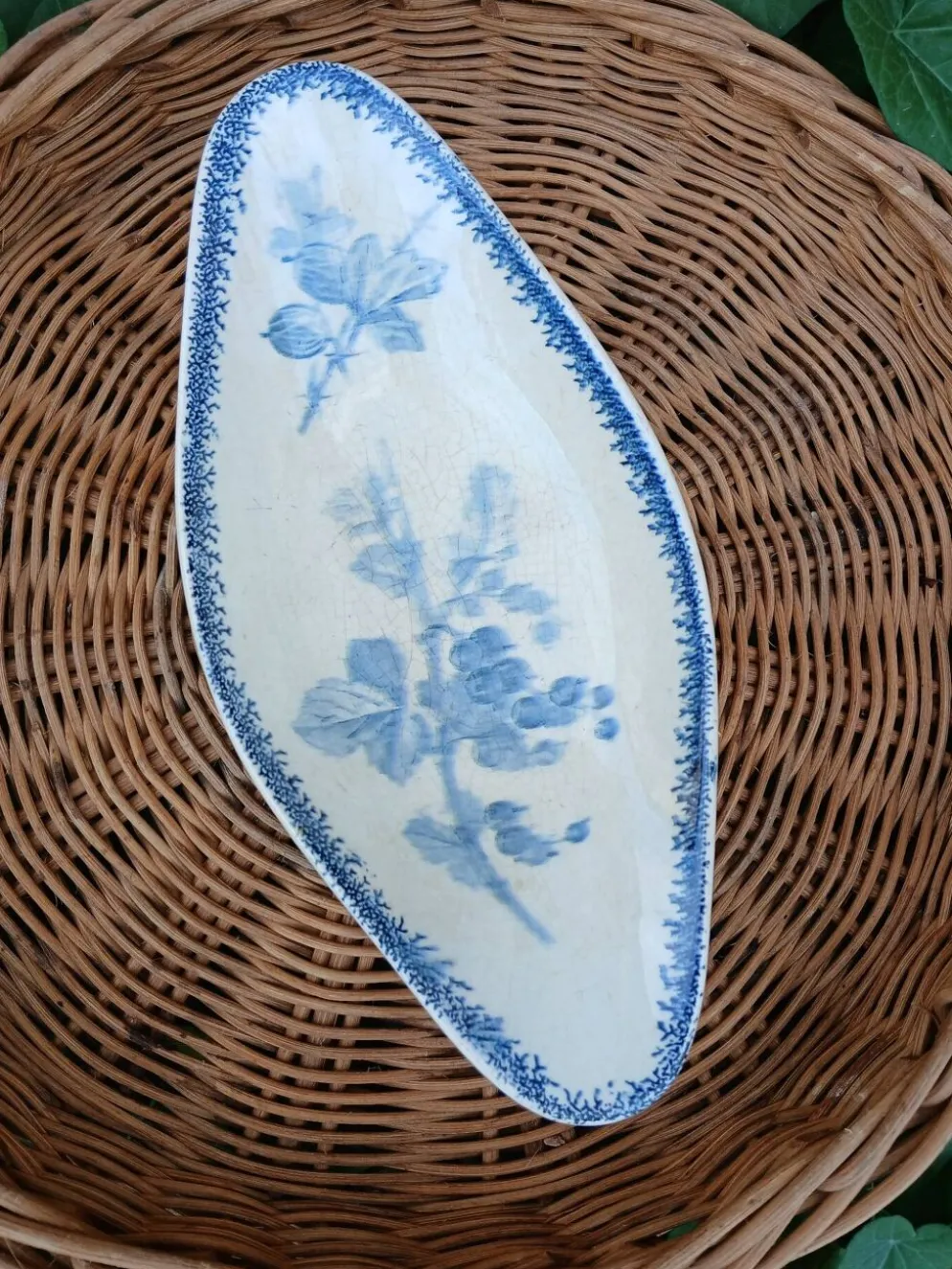 Ravier ancien en Terre de fer Sarreguemines