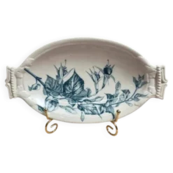 Ravier ancien Sarreguemines modèle Fuchsia – U & Cie