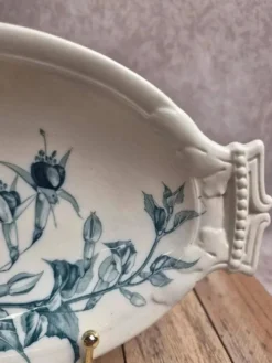 Ravier ancien Sarreguemines modèle Fuchsia – U & Cie