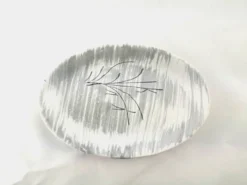 Ravier , beurrier, plat de service ovale niderviller années 70