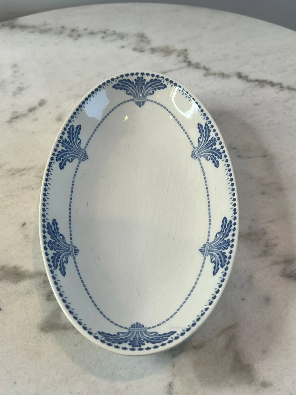 Ravier Creil et Montereau service Windsor 24cm