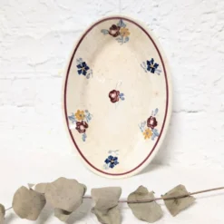 Ravier Digoin Sarreguemines modèle Fleurettes