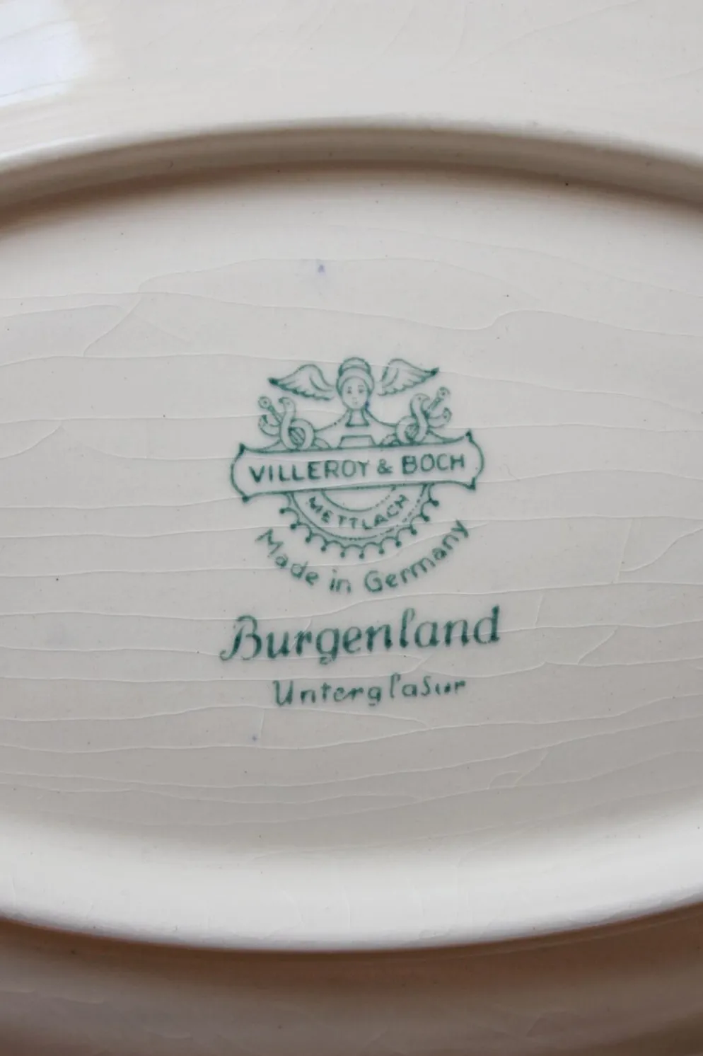 Ravier en faïence "Burgenland" Villeroy et Boch vintage