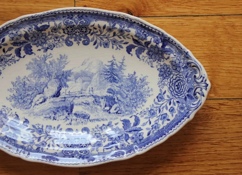 Ravier en faïence "Burgenland" Villeroy et Boch vintage