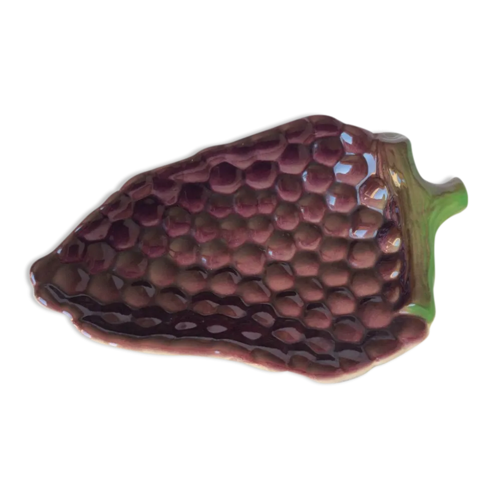 Ravier en forme de grappe de raisin poterie de St clément
