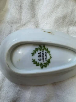 Ravier en porcelaine de Limoges