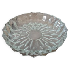 Ravier en verre ciselé