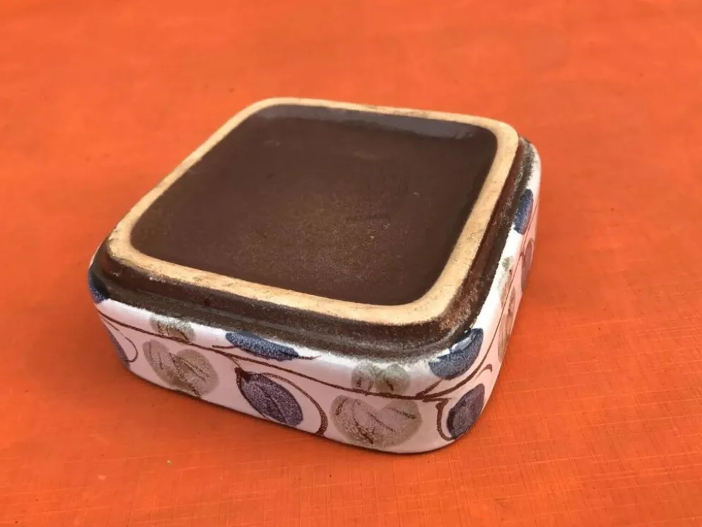 Ravier Faïence de Niderviller Manufacture France Collection " Prunes "