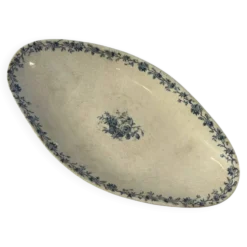 Ravier Gien décor floral bleu 24cm