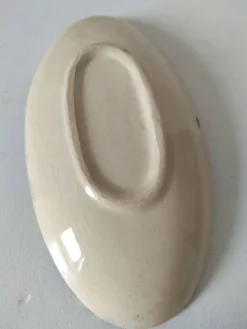 Ravier marocain en céramique émaillée style artisanat de Safi