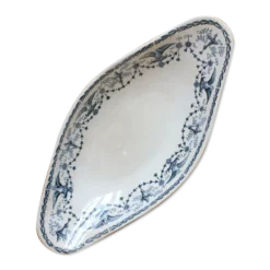 Ravier plat en terre de fer modèle "Primerose" Badonviller