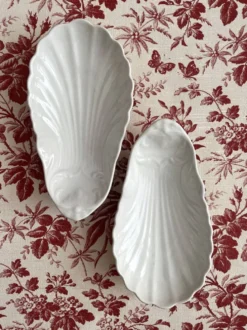 Ravier ramequin coquillage en porcelaine ancienne (#1)