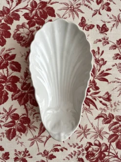 Ravier ramequin coquillage en porcelaine ancienne (#1)