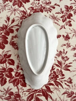 Ravier ramequin coquillage en porcelaine ancienne