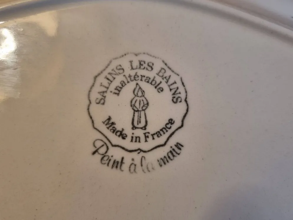 ravier rétro en faïence française